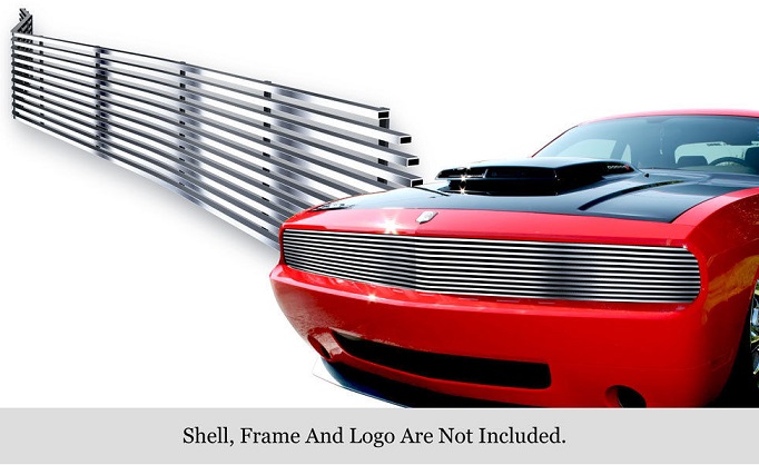 Polished Phantom Grille 08-14 Dodge Challenger